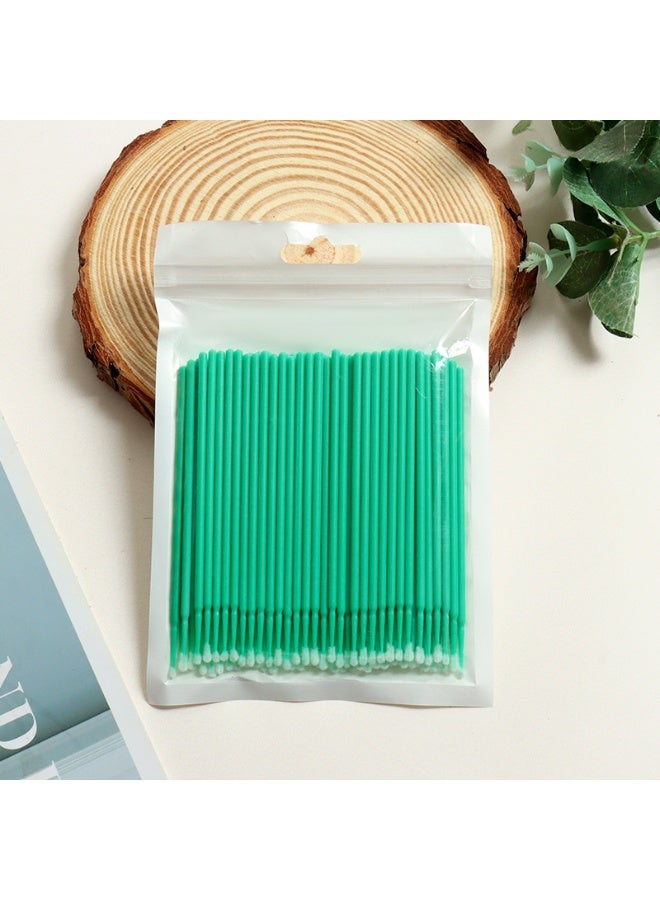 cosmiracle 100Pcs Pure Cotton Swabs, Makeup Corrector for Eyeliner, Eyeshadow & Lip Liner, Lash Application Tool, Portable Beauty Helper for Beginners - Image 1